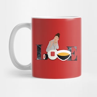 Love Sushi - Sushi Chef - Love Word Mug